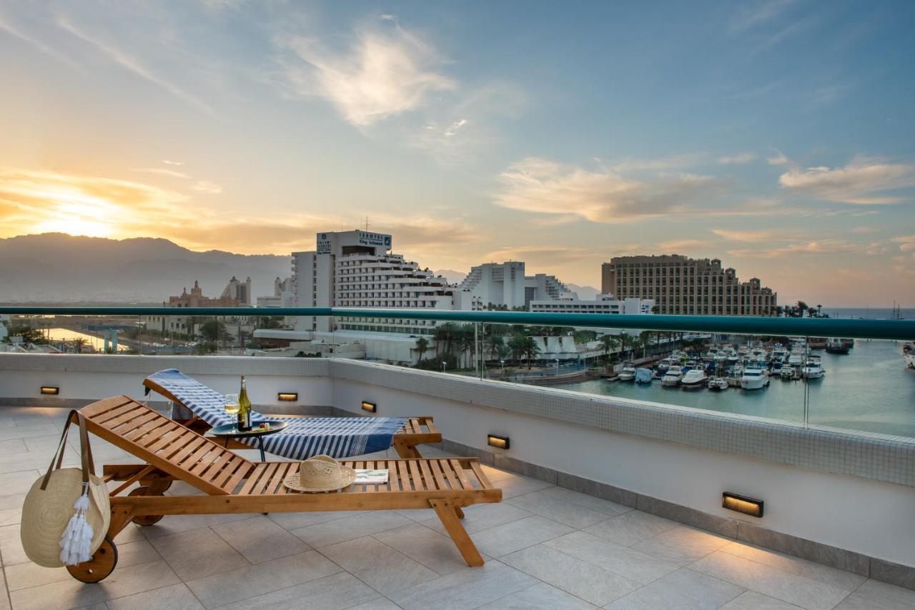 Vert Hotel Eilat Exterior foto View from the rooftop